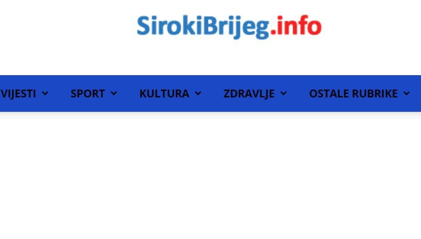 Prodaje se web portal SirokiBrijeg.info